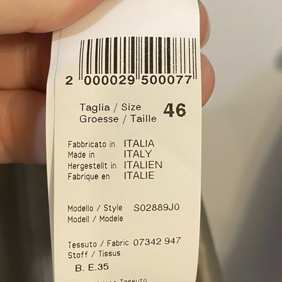 Peserico Soft to touch stretch Italy pockets line size XL smaller chest - Picture 8 of 10